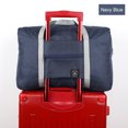 thumbnail image 3 of Plegable Impermeable Color Sólido Bag Portátil () Azul Marino, 3 of 8