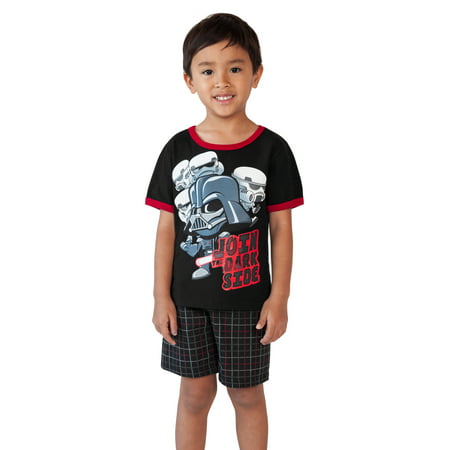 Toddler Boys Star Wars Darth Vader T-Shirt & Shorts 2-Piece Set