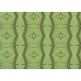 thumbnail image 1 of Ahgly Company Machine Washable Indoor Rectangle Transitional Olive Drab Green Area Rugs, 2' x 5', 1 of 7