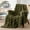 Dark Green, variant on Love's cabin Faux Rabbit Fur Fleece Throw Blanket for Couch, Soft Plush Fuzzy Double-Sided Bubble Fluffy Blanket, 50" x 60", Beige