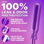 Tampax Radiant Tampons with LeakGuard Braid, Light Absorbency, 28 Count