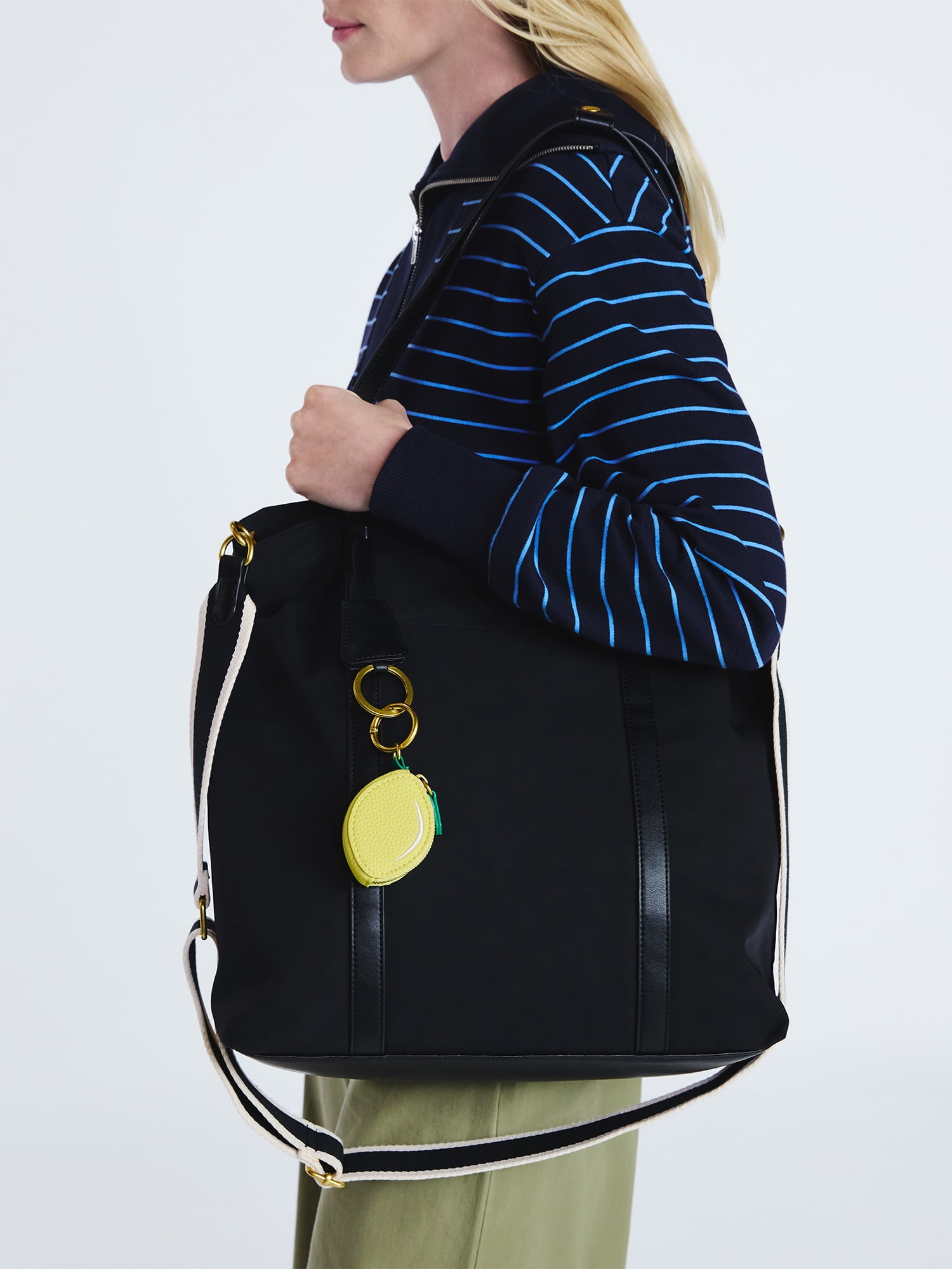 Free Assembly Women's Tote Bag, Black
