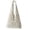 czb# White170, variant on CUZIBR Women'S Fashion Shoulder Bag Large Capacity Casual Hollow Knit Tote Bag Vertical Striped Crochet Woven Mesh Handbag Single Long Strap Lightweight Beach Shopping Bag