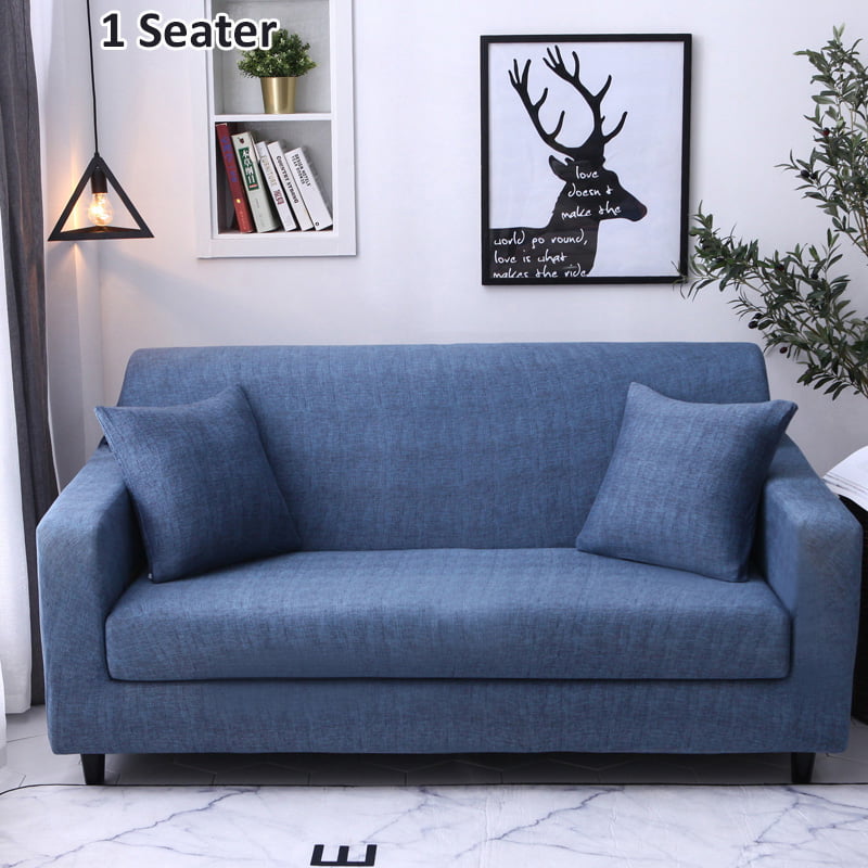 1/2/3 Seat Stretch Spandex Chair Sofa Couch Cover Elastic Slipcover Protector US 