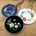 thumbnail image 2 of Anti Bamboo Embroidery Shed Chinese Style 3D Embroidery DIY Hand Made Material Bag Set Bedroom Study Decoration 20x20cm, 2 of 6
