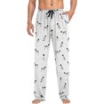 thumbnail image 3 of FREEAMG Dog German Shorthaired Pointer Men's Pajama Pants Sleepwear Lounge Pajama Bottoms, 3 of 6