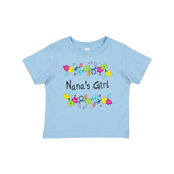 Inktastic Nanas Girl Bright Flowers Girls Baby T-Shirt