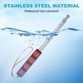 thumbnail image 4 of Uxcell 1-Pack Telescopic Handheld Flagpole, 4.6ft/1.4m Stainless Steel Handheld Portables Extendable Flagpole [Red], 4 of 7