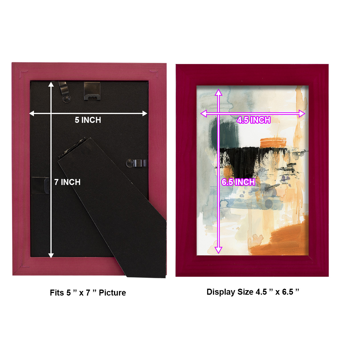 Seria IV - Framed Print w/glass - Cherry Red