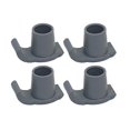 thumbnail image 1 of Elderly Walker Rubber Foot Pads, 4pcs Walker Sled Foot Pads Inner Diameter 28mm, 1 of 5