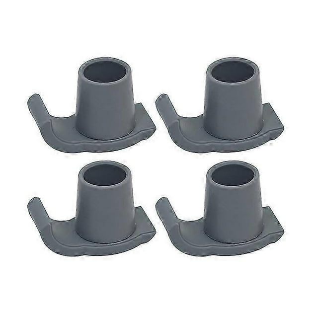 Elderly Walker Rubber Foot Pads, 4pcs Walker Sled Foot Pads Inner Diameter 28mm