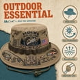 thumbnail image 2 of Fishing is a Way of Life Boonie Hat, Fishing is A Way of Life Outdoor Sun Hat, Wide Brim Bucket Hat for Fishing Hiking, 2 of 9