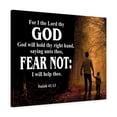 thumbnail image 1 of Scripture Walls Fear Not Isaiah 41:13 Scripture Bible Verse Canvas Christian Wall Art Ready to Hang Unframed, 1 of 7