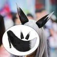 thumbnail image 4 of 3 Pieces Ears Hair Clips Faux Long Tails for Cosplay Dress up Black, 4 of 8