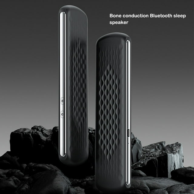 pitrice Bluetooth-compatible Speaker Bone Conduction Sound Soundbar Lightweight Under Pillow Musical Box for Bedroom Home White