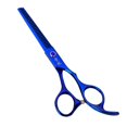 thumbnail image 1 of 2PCS Hair Thinning Scissors, Razor Thinning Shears 6. 5 Barber Blending Shears Japanese Stainless Steel Texturizing Scissors for Women Men Kids Dogs (Blue), 1 of 8