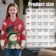 thumbnail image 7 of Uorisanigo Girls' 1/4 Zipper Sweatshirts Oversized Sweatshirts Fall Fashion Long Sleeve Pullover Top Robin Snowman Snowflakes Quarter Zip Hoodies Jackets Outerwear Size 5-6, 7 of 7