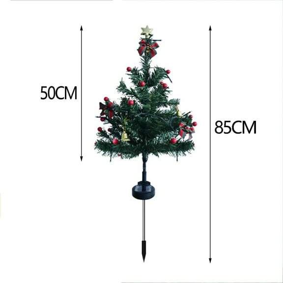 Rkxzt Garden Lights Solar Powered Christmas Tree Light LED Outdoor