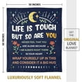 thumbnail image 5 of Get Well Blanket for Women, Cancer Care Gifts for Women Men, Thinking of You/Sympathy/After Surgery Gifts for Friends, Sister, Coworkers, Soft Throw Blanket, '' Navy Blue Navy Blue, 5 of 7