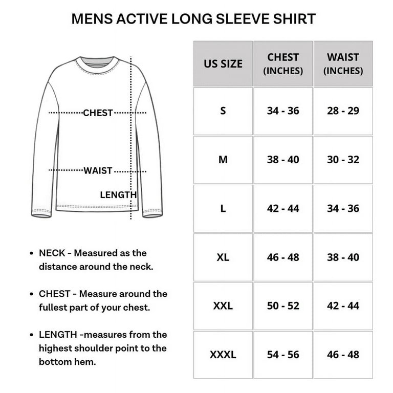 Real Essentials 4 Pack: Men's Dry-Fit Moisture Wicking Performance Long Sleeve T-Shirt, UV Sun Protection Outdoor Active Top, Size: XL