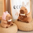 thumbnail image 3 of Capybara Plush Toys Cartoon Animals Stuffed Dolls Home Sofa Decoration Holiday Gift, 3 of 5