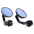 thumbnail image 4 of Ymiko QL00444 7/8" Universal Round Motorbike Motorcycle Rear View Handle Bar End Rearview Side Mirrors Chrome, 4 of 8