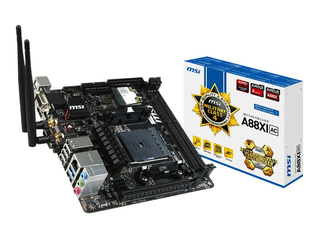 MSI A88XI AC V2 & A10-7860K & DDR3 4GB×2 MSI A88XI AC V2 & A10-7860K & DDR3 4GB×2 Specification A88XI