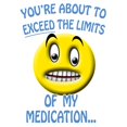 thumbnail image 3 of CafePress - You're About To Exceed The Limits Of My Medication - Men's Light Loose Fit Cotton Pajama Set, 3 of 7