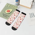 thumbnail image 7 of Fuzoiu Gingerbread Holiday Sweets Print Adult Socks, Crew Moisture-wicking Socks, Unisex Cushion Crew Socks,Casual Sports Ankle Socks, 7 of 7