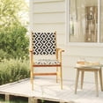 thumbnail image 5 of vidaXL Patio Chairs Outdoor Patio Dining Chair with Armrest Solid Wood Acacia, 5 of 13
