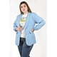 thumbnail image 5 of Blazer manga 3/4 Roman Fashion /Tallas Extras, 12255 (Azul cielo) azul cielo 40, 5 of 6