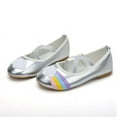 thumbnail image 2 of Girls Causal Dress Shoes,rainbow Mary Jane Ballet Flats Slip Toddler/Little Kid/Big Kid, 2 of 6
