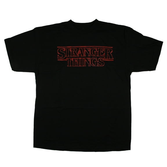 Stranger Things Men's Spray Paint Outline Title Logo Big & Tall T-Shirt
