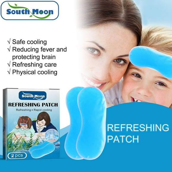 Iumwxz REFRESHING PATCH,Fever Cool PATCH For Relief Migraine, Muscle Ache, Sprain, Hot Flash Blue Forehead Cold Cool Sticker Sheets