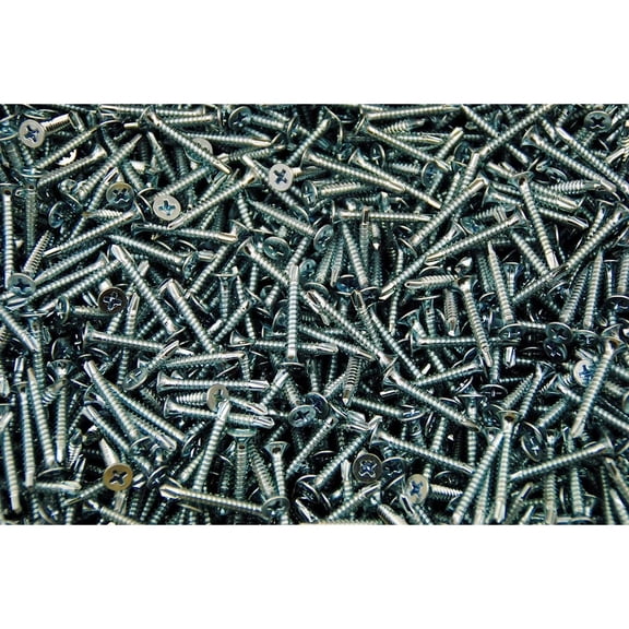 (1000) Phillips Bugle Head #8 x 1-1/4 Self-Drilling Tek Screw Zinc Plated