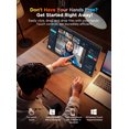 thumbnail image 3 of Portable Monitor Touchscreen 15.7" 4K UHD Laptop Extended Monitor with Speaker HDMI USB-C Second Screen for Laptop MacBook - BE157BU, 3 of 9