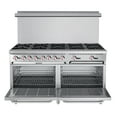 thumbnail image 4 of 60 in. Commercial 10 Burner Natural Gas Range in Stainless-Steel (KM-CR60-NG), 4 of 13