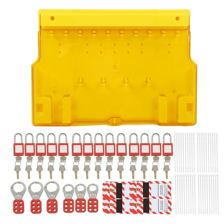 Lockout Tagout Kit, Wipeable Label Electrical Lock Out Tag Out Kits One ...