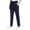 Navy #17, variant on WULMLEO Pants for Women Over 50 Quick Dry Pants Elastic Waist Stretch Active Breathable Athletic Pant Army Green XL