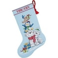 thumbnail image 3 of Dimensions Counted Cross Stitch Kit 16" Long-Stack Of Critters Stocking (14 Count), 3 of 3