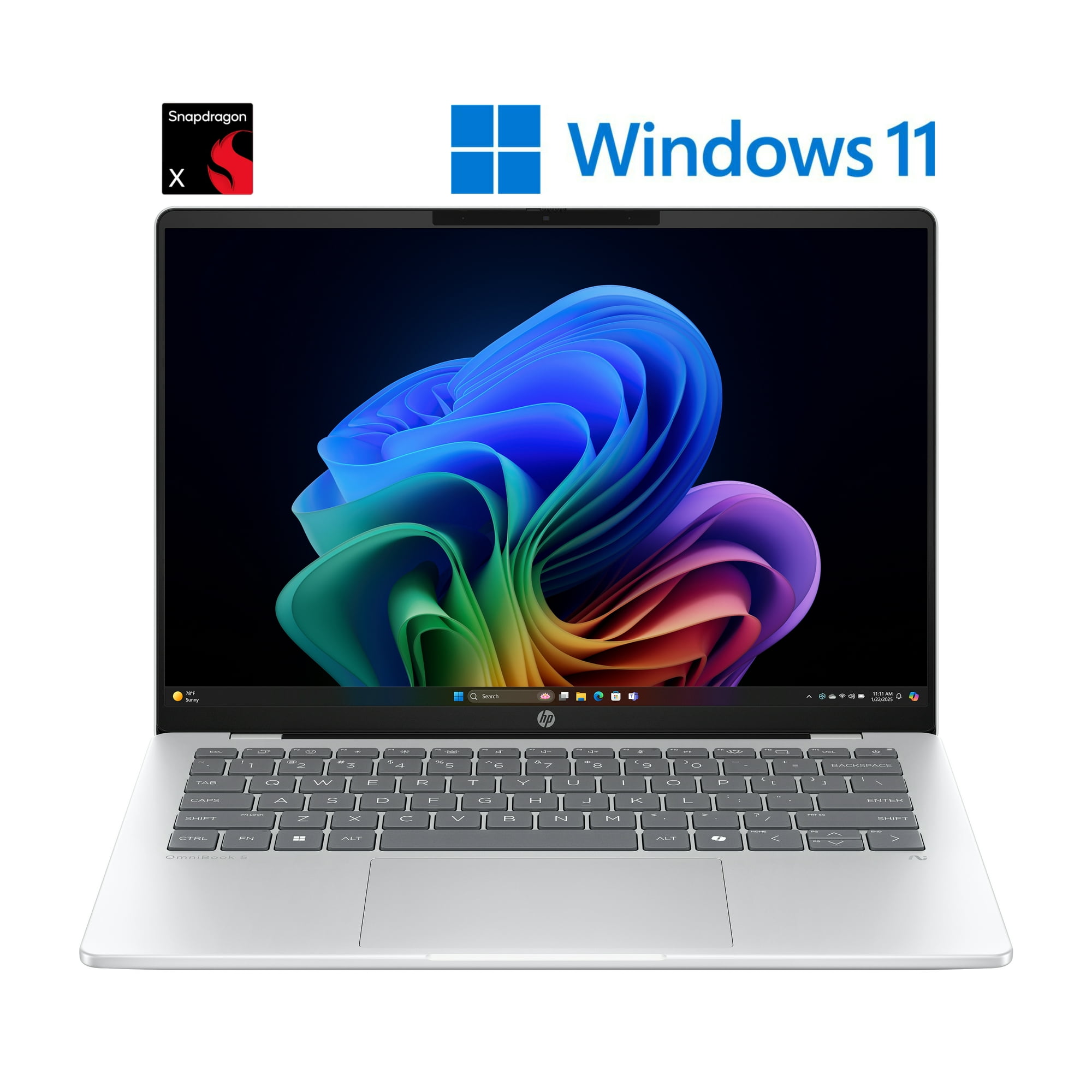 HP OmniBook 5 Laptop Next Gen AI 14-he0000ca (BE9U7UA) Snapdragon