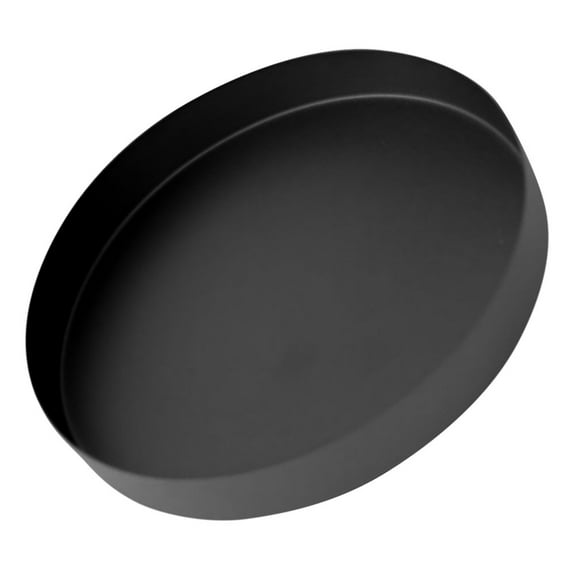 BESTYASH Black Round Metal Tray Stainless Steel Organizer for Kitchen Countertop, Dresser, Bathroom Storage and Home Decor