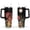 Black-35, variant on 40oz Cute Colorful Botanical Mushroom Stainless Steel Flip Straw Tumbler Spill Proof Travel Cup Double Wall Vacuum Insulated Coffee Mug with Top Handle