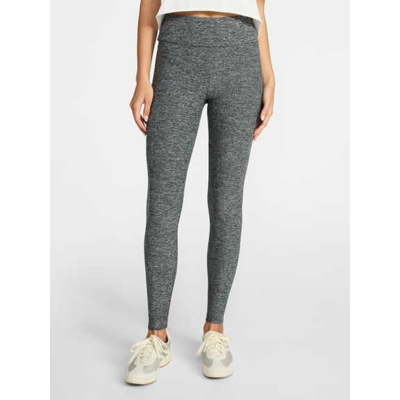 No Boundaries Faux Sueded Ankle Leggings, 27.5”Inseam, 1 or 2-Pack, Women's & Women's Plus Sizes XXS-4X