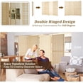 DURASPACE 70.8 In High Room Dividers Free Standing Privacy Fence