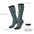 thumbnail image 6 of Fotbe Modern Excavator print Women's Men's Novelty Crew Socks Cotton Socks Knee High Socks for Walking,Running,Nurses,Pregnancy, 6 of 8