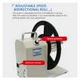 thumbnail image 2 of Label Rewinder Automatic Label Rewinding Machine, 95mm Tag Rewinder For Barcode Printer Barcode Label Two-way Rewinder ,Yarn Tabletop Clamp, 2 of 7