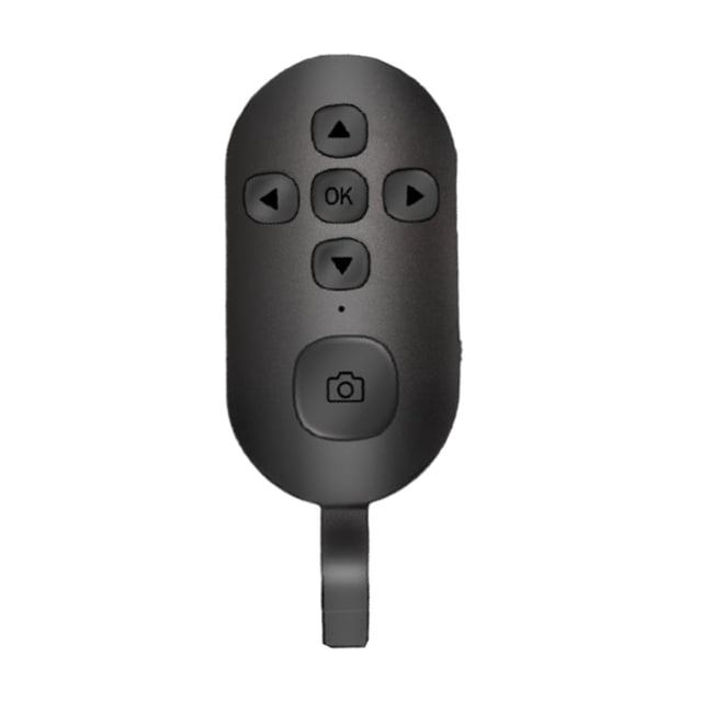 Methold Mando a distancia Bluetooth para cambiar fácilmente la página del teléfono Control remoto inalámbrico control remoto Universal Electrónica negro