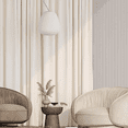 thumbnail image 2 of SpaceMuse Modern Blackout Curtains 52 X 84 inch, 2 Panels 90% Blackout Black Tie Top Single Indoor Curtain Panel Thermal Insulated Light Blocking Drapes, 2 of 5