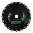 thumbnail image 1 of 9 Inch Brush Cutter Chainsaw Tooth Trimmer Machine Replacement Carbide Blade 10000 RPM 9 Inch 20 Tooth for Lawn Mower Circular Saw Blade Electric Weeder Accessories (1 Pack), 1 of 4